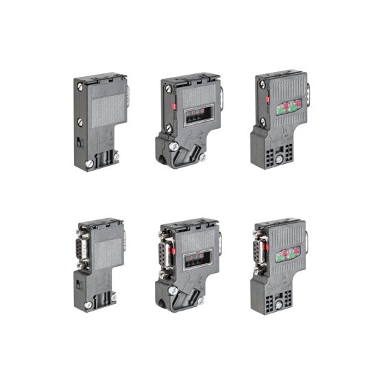 西门子6ES7972-0BA12-0XA0  DP连接器 针对 PROFIBUS 最多至 12 MBit/s 90° 电缆出线